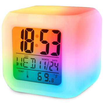 Réveil LCD thermomètre caméléon - Livraison offerte