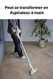 Aspirateur sans fil 150W doté de la technologie Cyclonique - Livraison offerte