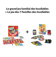 Le grand jeu familial des Incollables + Le jeu des 7 Familles des Incollables - Livraison offerte