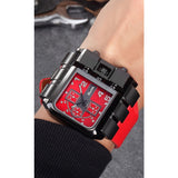 Montre à Quartz avec bracelet en cuir - Livraison offerte