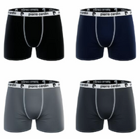 Lot de 4 boxers de la marque Pierre Cardin - Livraison offerte