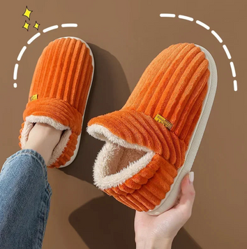 Pantoufles fourrées pour femme et homme - Livraison offerte