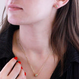 Chaussette secrète de Noël garnie de 3 parures (boucles d'oreilles + colliers) en cristaux autrichiens de très haute qualité - Livraison offerte