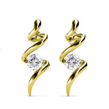 Chaussette secrète de Noël garnie de 3 parures (boucles d'oreilles + colliers) en cristaux autrichiens de très haute qualité - Livraison offerte