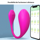 Vibromasseur connecté avec 10 vibrations - Livraison offerte