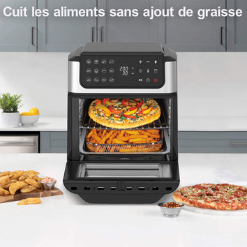 Four multi-intelligent sans huile de 12 litres avec commande numérique - Livraison offerte