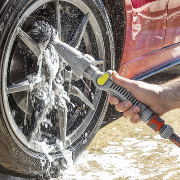 Brosse rotative polyvalente pour tuyau d’arrosage - Livraison offerte