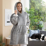 Couverture sweat-shirt polaire à manches - Livraison offerte