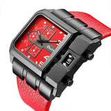 Montre à Quartz avec bracelet en cuir - Livraison offerte